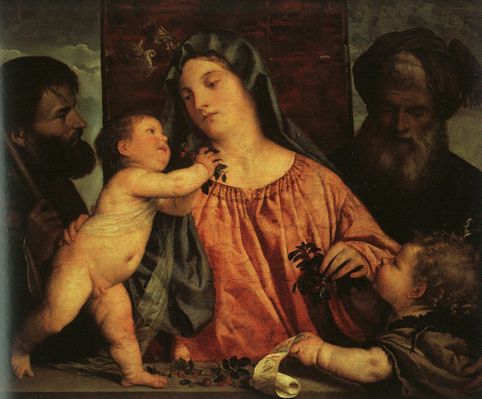  Titian Madonna of the Cherries